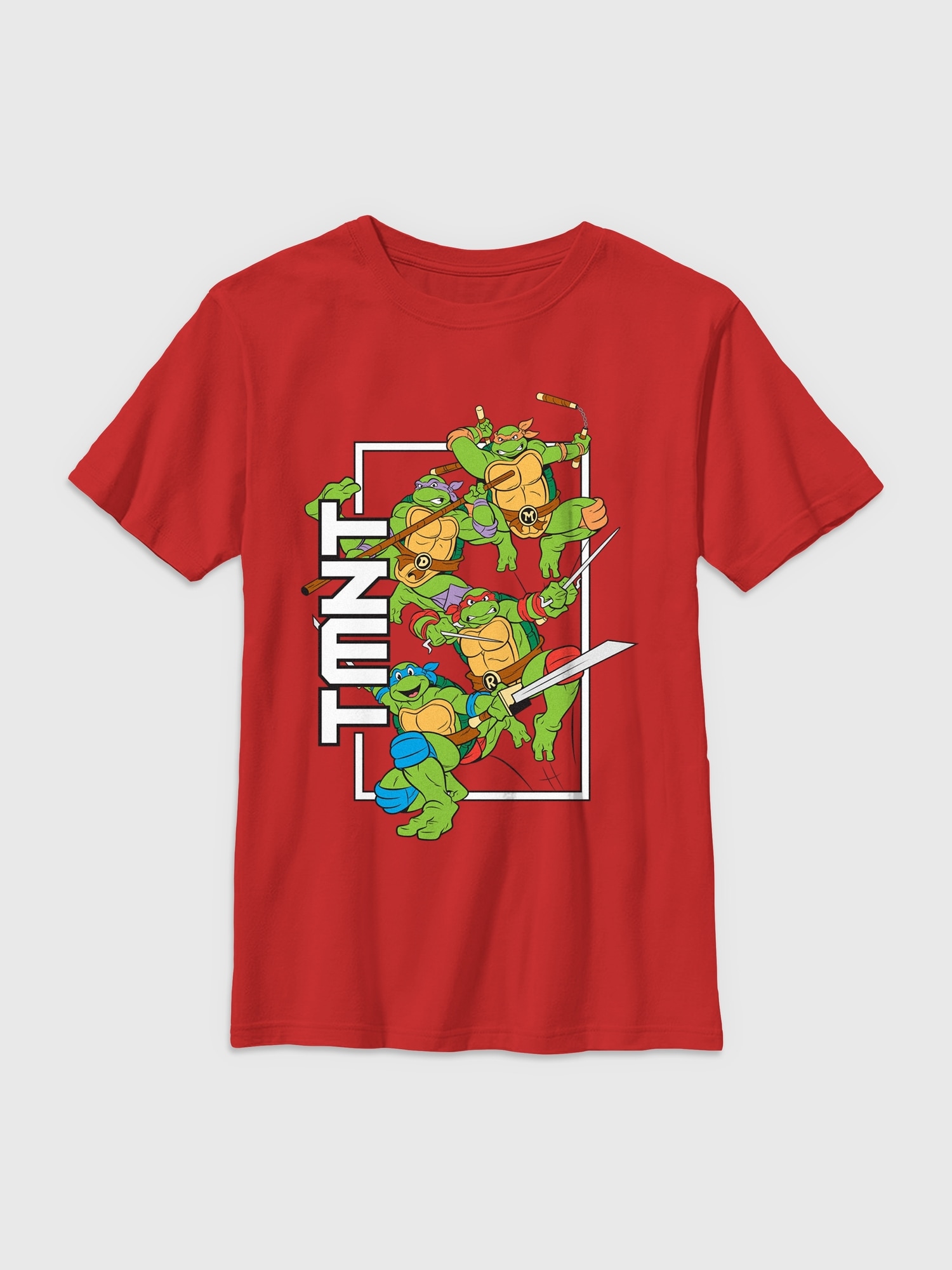 Teenage Mutant Ninja Turtles Classic Turtles Toddler 18/1 Cotton  Short-Sleeve T-Shirt - Special Order