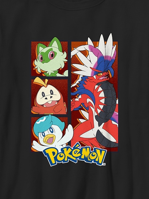 Image number 2 showing, Kids Pokemon Gen 9 Starters Graphic Tee