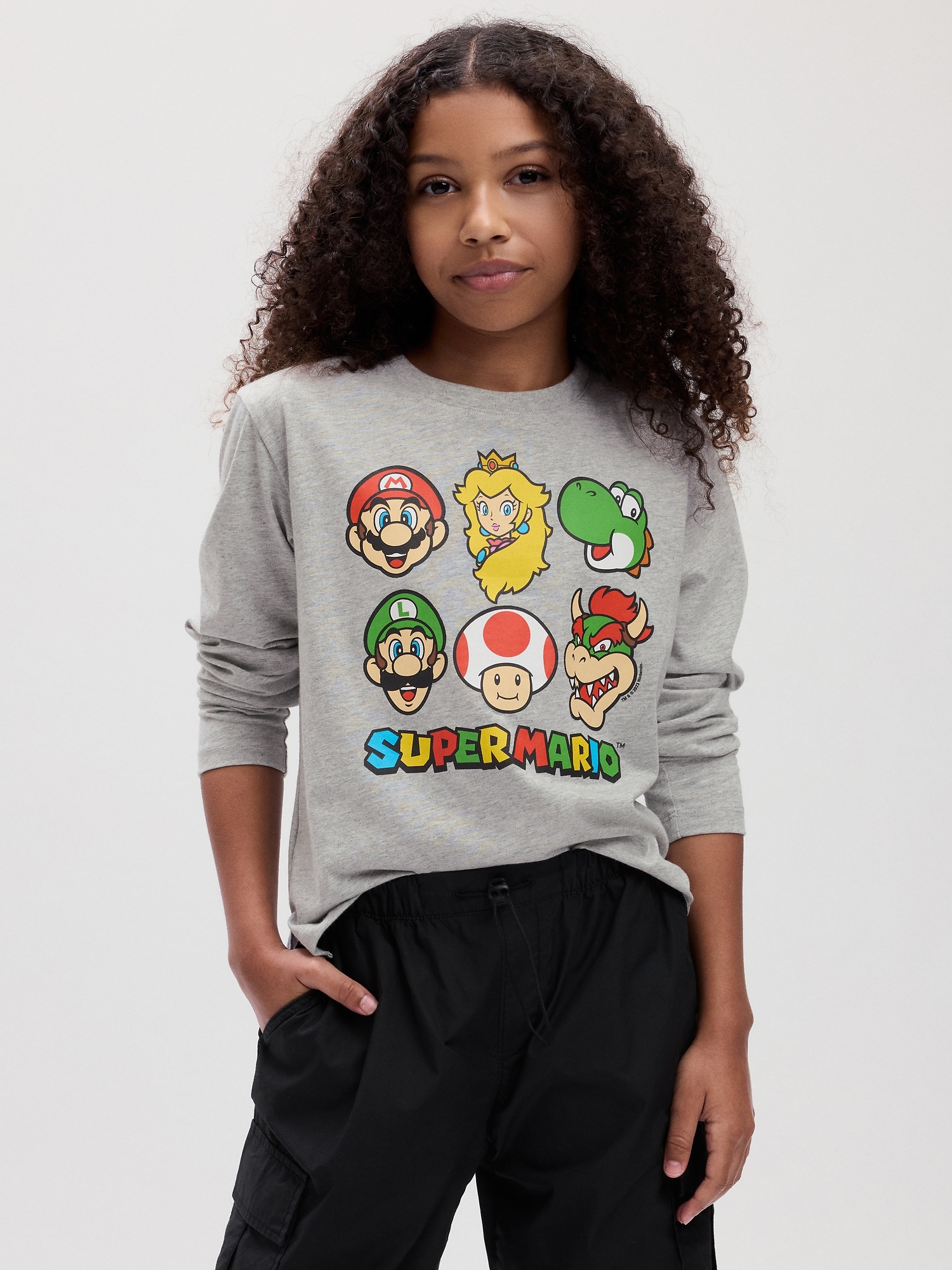 Kids Super Mario Graphic TShirt Gap
