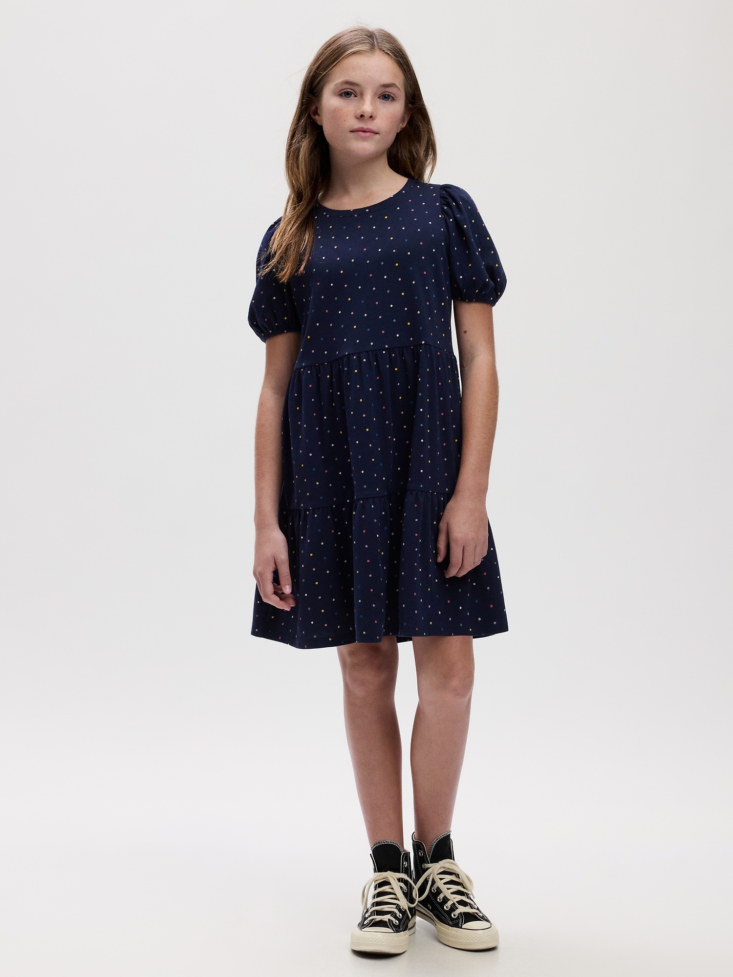 Kids Puff Sleeve Dress