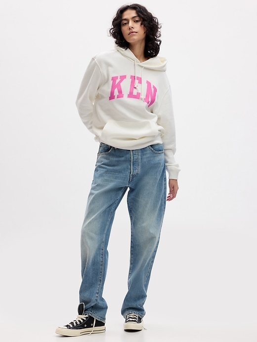  Gap Women's Gap - Barbie Ken Graphic Hoodie (New Off White)