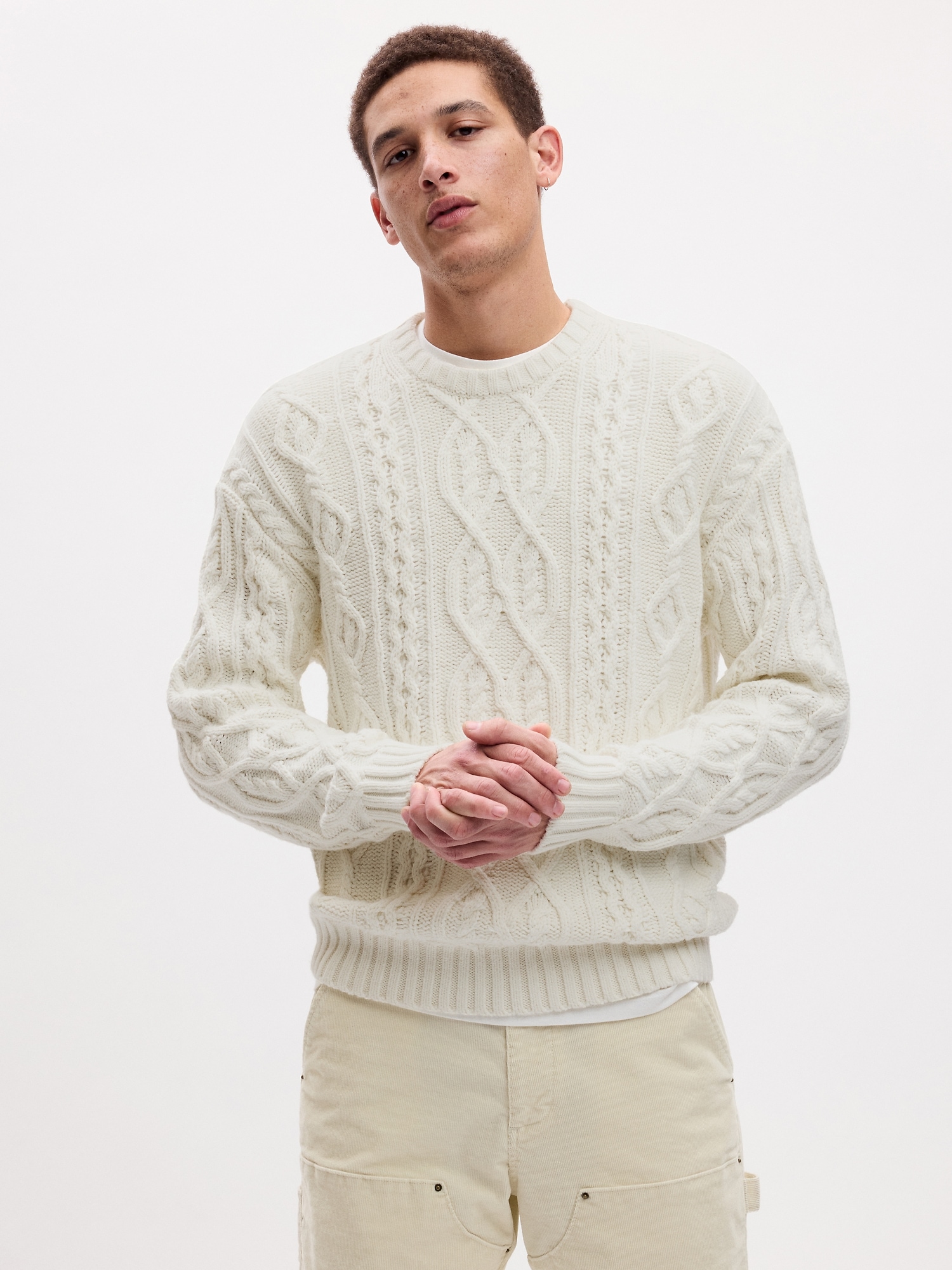 Cable-Knit Sweater | Gap