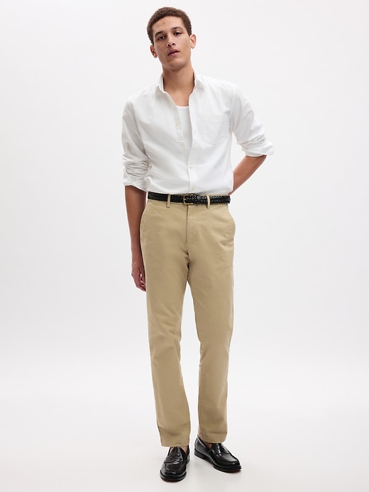 Modern Khakis in Straight Fit with GapFlex | Gap