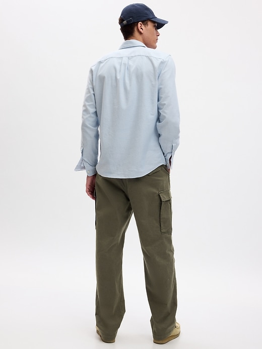 2 of 8 showing, with the color black moss of product Relaxed Utility Cargo Pants
