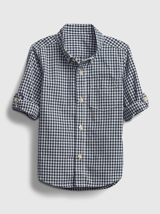 Image number 3 showing, Baby & Toddler Poplin Shirt