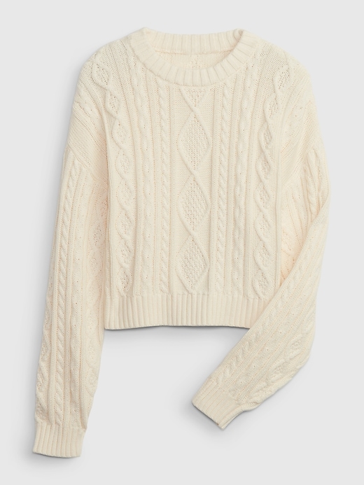 Image number 2 showing, Kids Cable-Knit Sweater