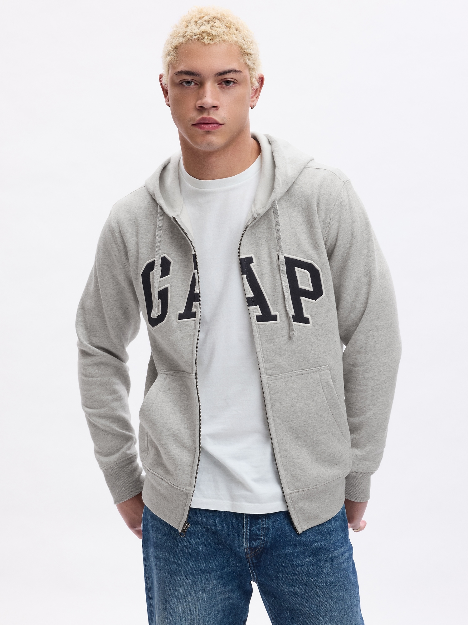 GAP Arco Hueco de Forro Polar Sudadera para Hombre