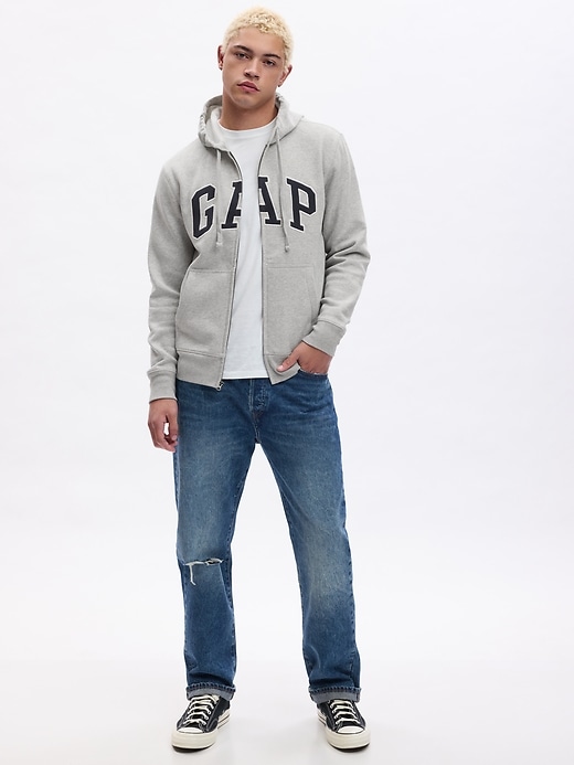 Image number 3 showing, VintageSoft Arch Logo Full-Zip Hoodie