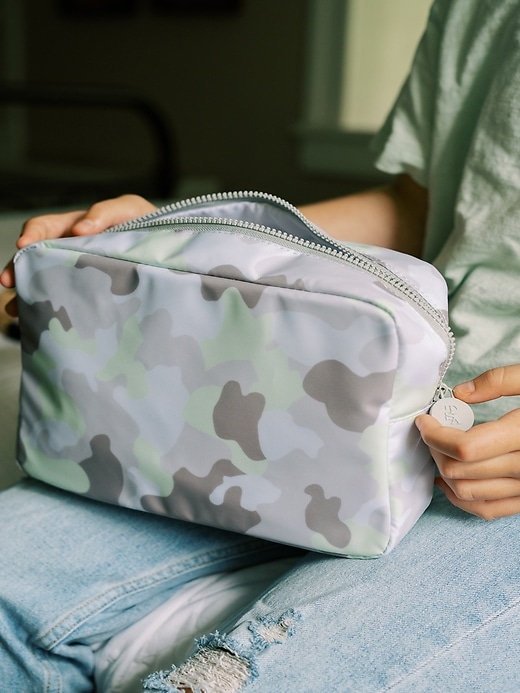 2 of 8 showing, with the color Camo Blue Multi of product TRVL Design Big Glam Toiletry Bag