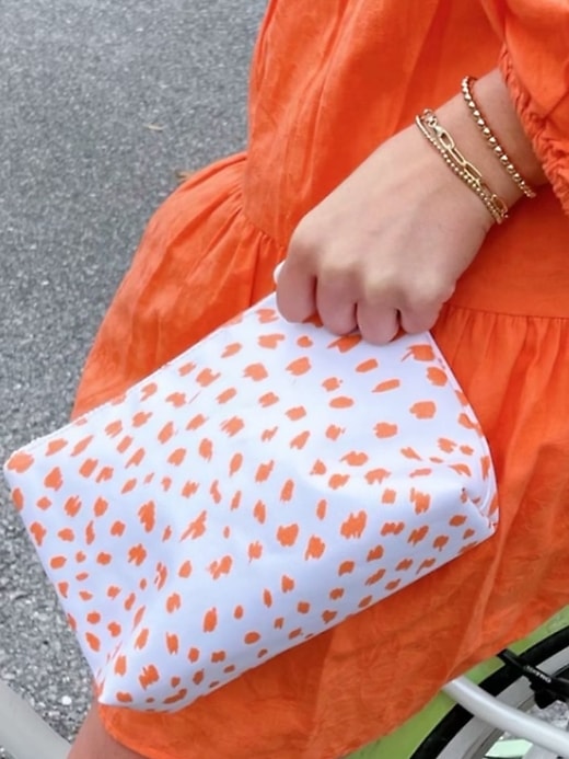 2 of 8 showing, with the color Spot Melon of product TRVL Design Spot On Cosmetic Clutch Bag