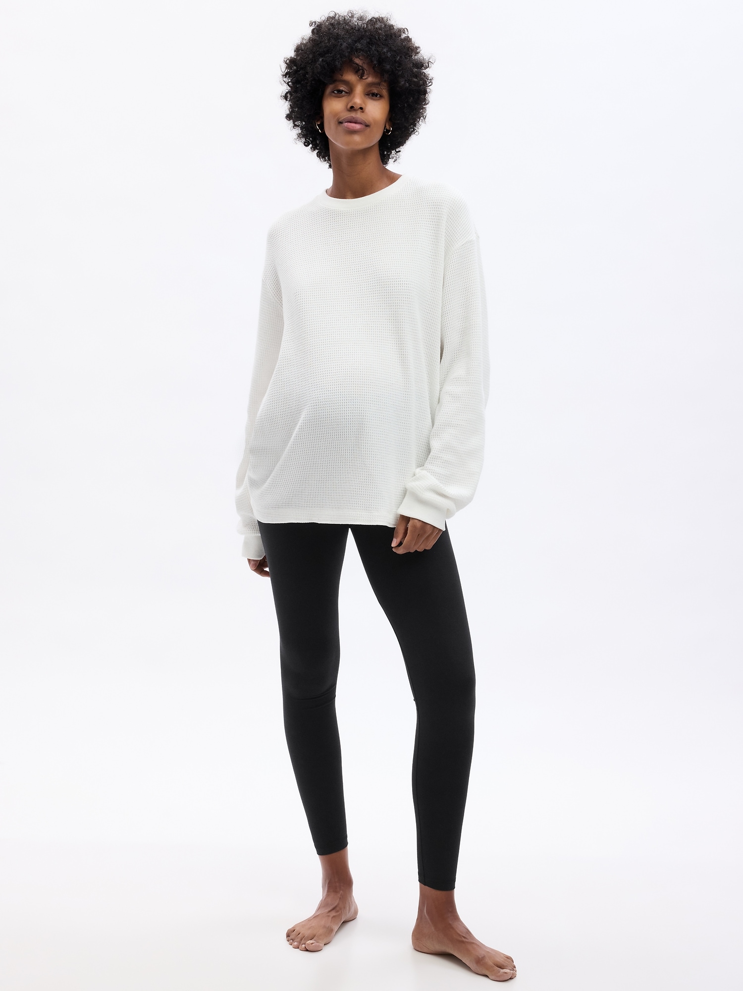 Gap Maternity Power Full Panel Flare Leggings