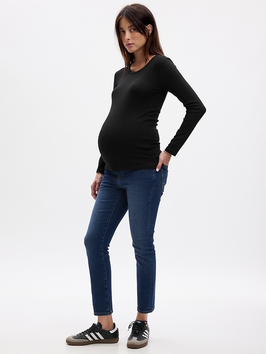 Image number 4 showing, Maternity True Waistband Full Panel Vintage Slim Jeans