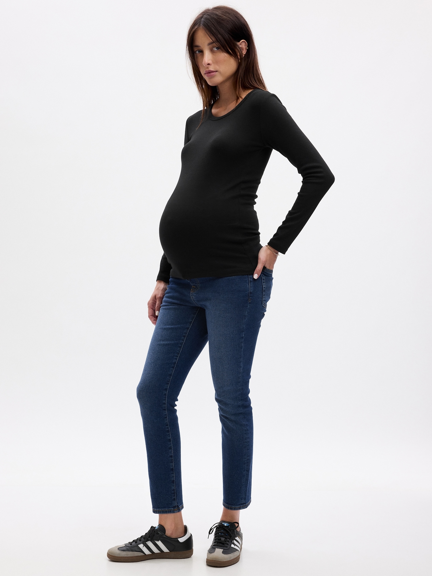 Gap Maternity True Waistband Full Panel Vintage Slim Jeans