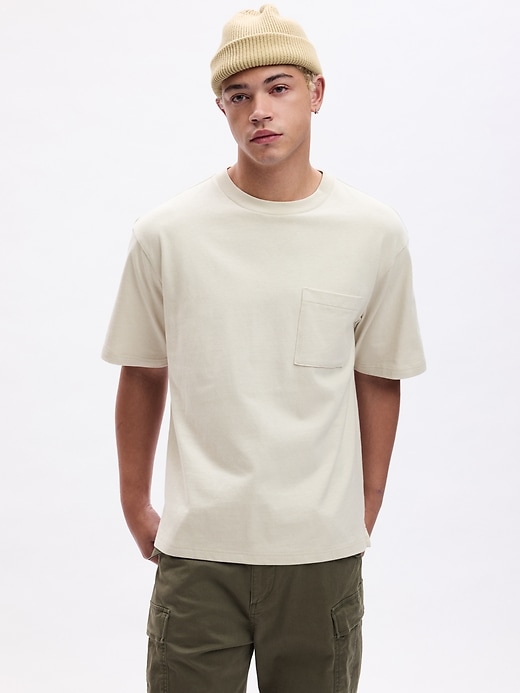 Image number 6 showing, Heavyweight Relaxed Fit Pocket T-Shirt