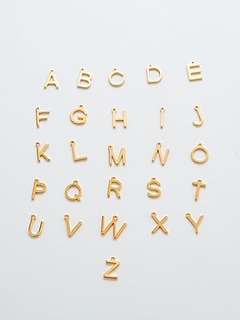 Gold Dainty Initial Necklace