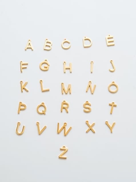 Gold Dainty Initial Necklace