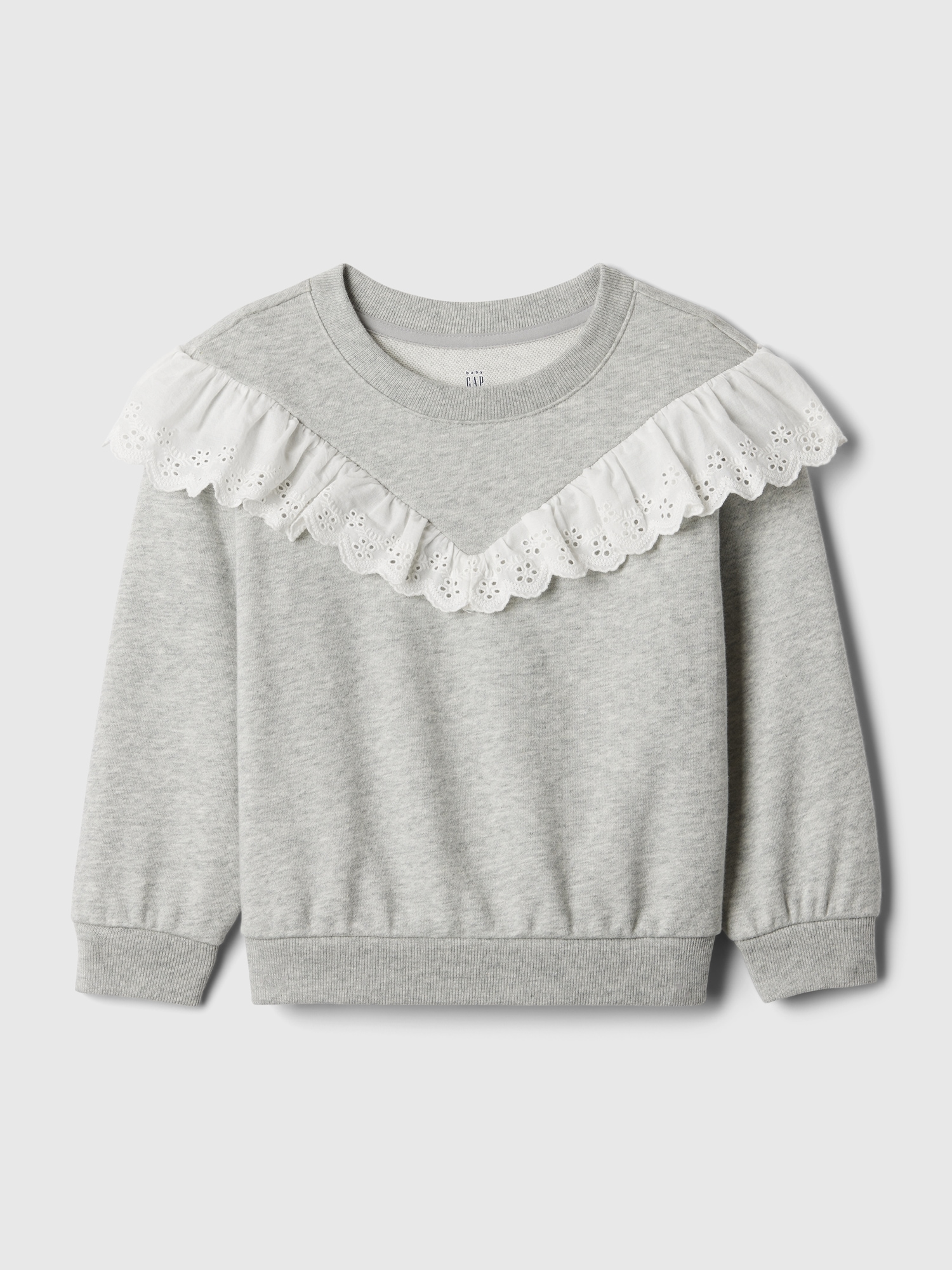 Gap Baby Fleece Sweatshirt In Grey