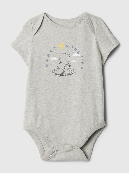 Image number 1 showing, Baby First Favorites Organic Cotton Graphic Bodysuit
