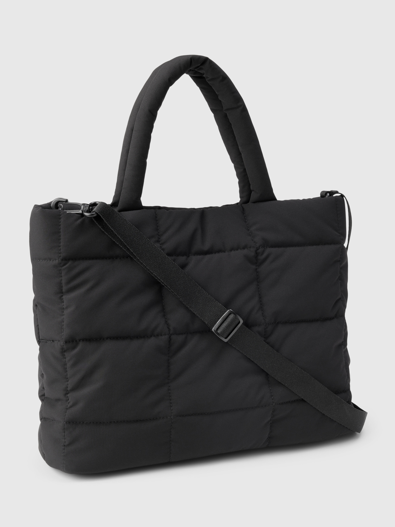 Crossbody Puffer Tote Bag