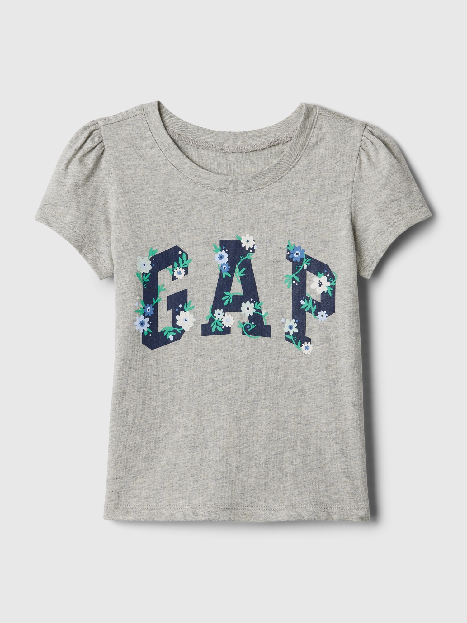 Gap Baby Mix And Match Graphic T-shirt In Light Heather Grey Floral