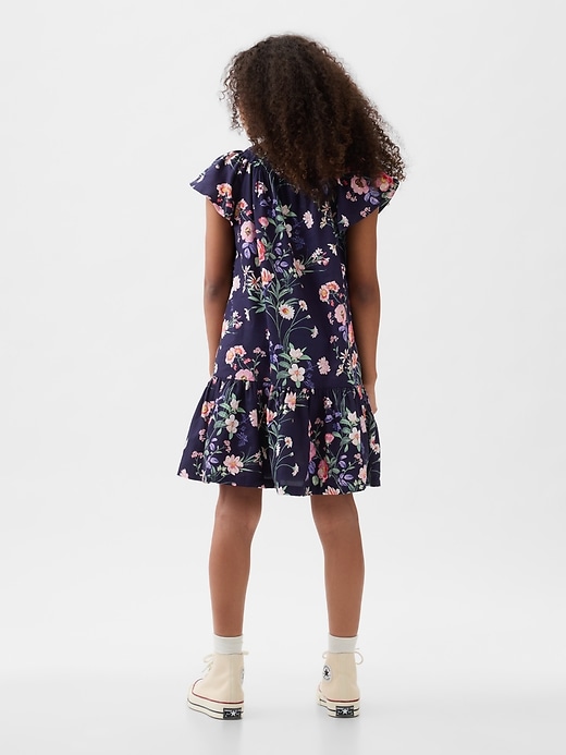 Image number 2 showing, Kids Floral Tiered Dress