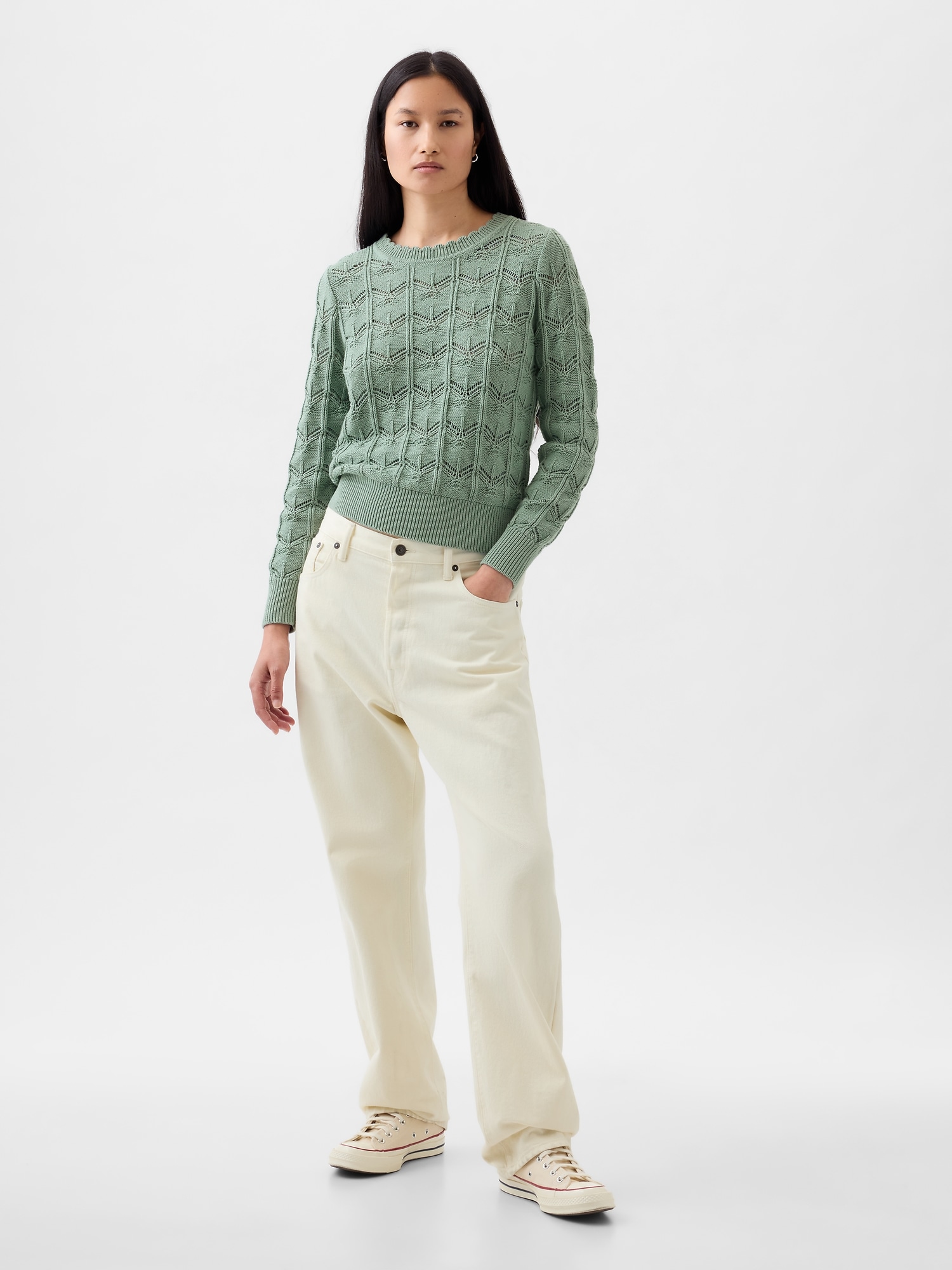 Gap hotsell pointelle sweater