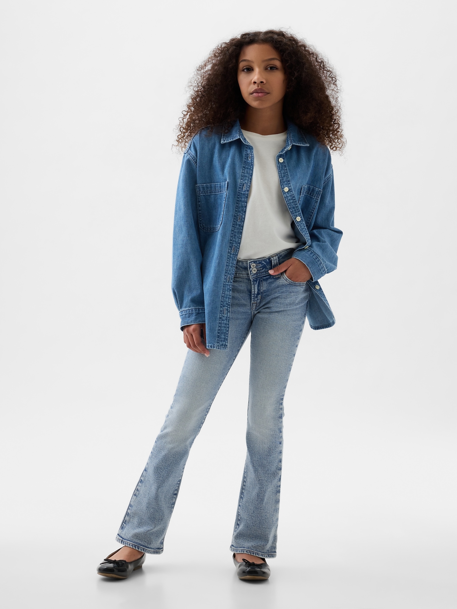 Kids Low Rise Boot Jeans
