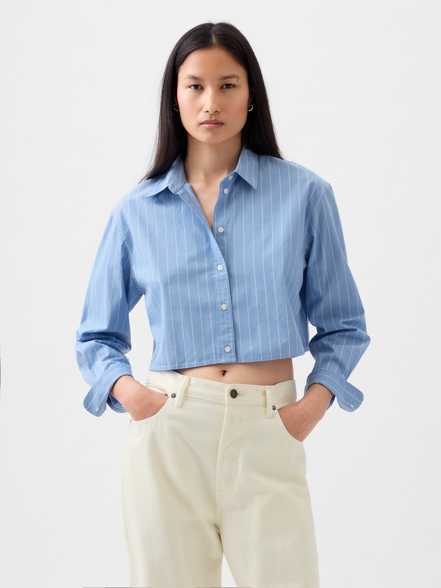 Organic Cotton Ultra-Cropped Shirt