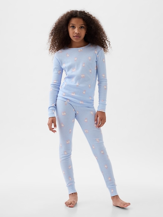 Image number 1 showing, Kids Organic Cotton PJ Set