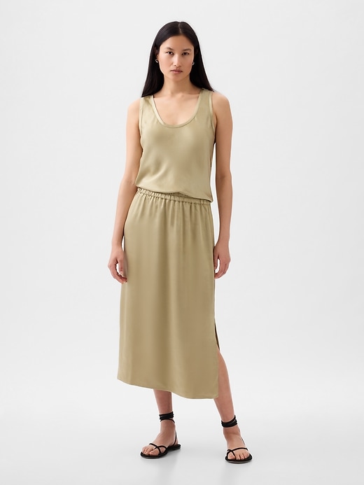 midi skirt gap