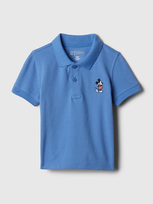 View large product image 1 of 3. babyGap &#124 Disney Mickey Mouse Pique Polo T-Shirt