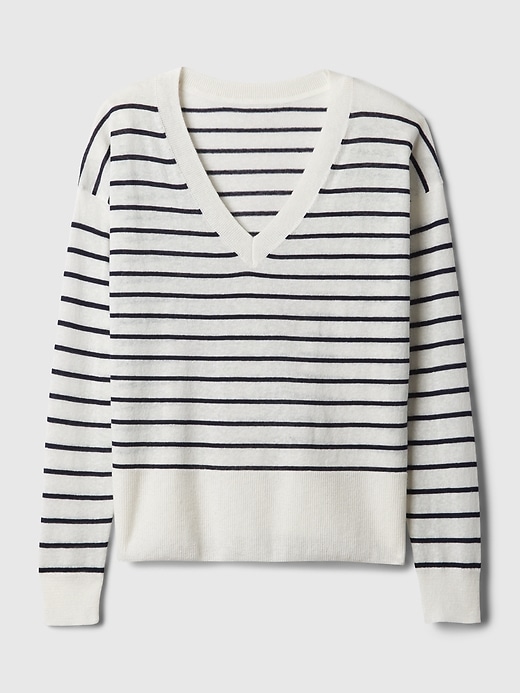 Image number 5 showing, 24/7 Split-Hem Linen-Blend Sweater