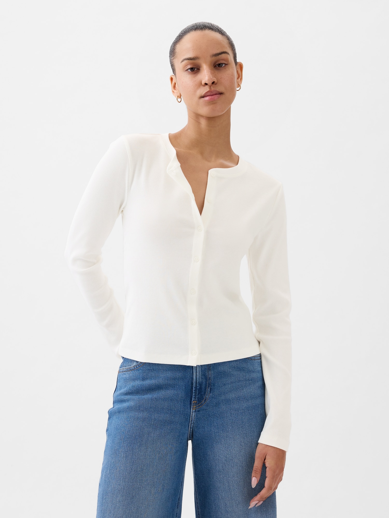 Soft Ribbed Knit Sweater Gap