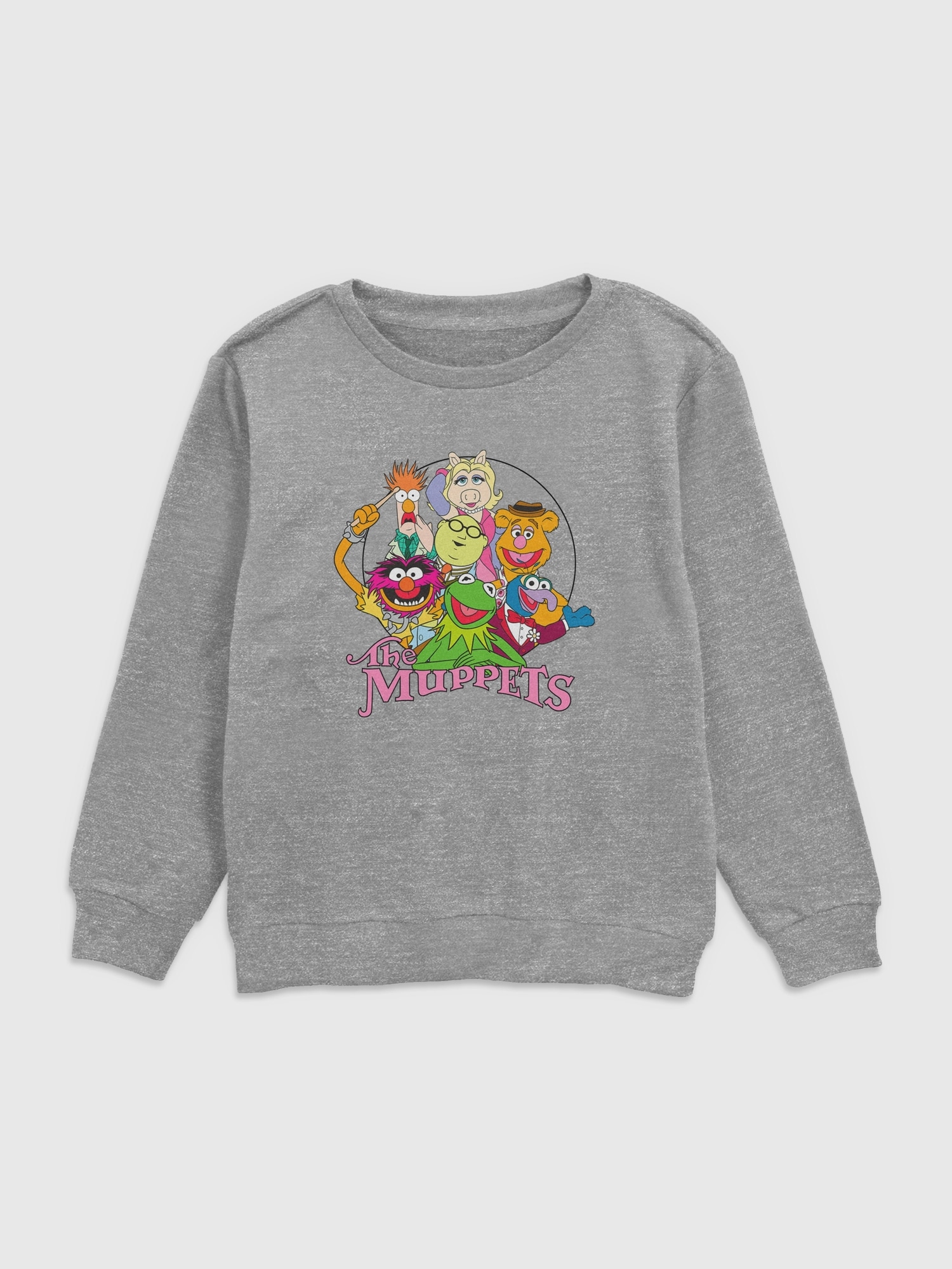 Kids Muppets Graphic Crew Neck Sweatshirt
