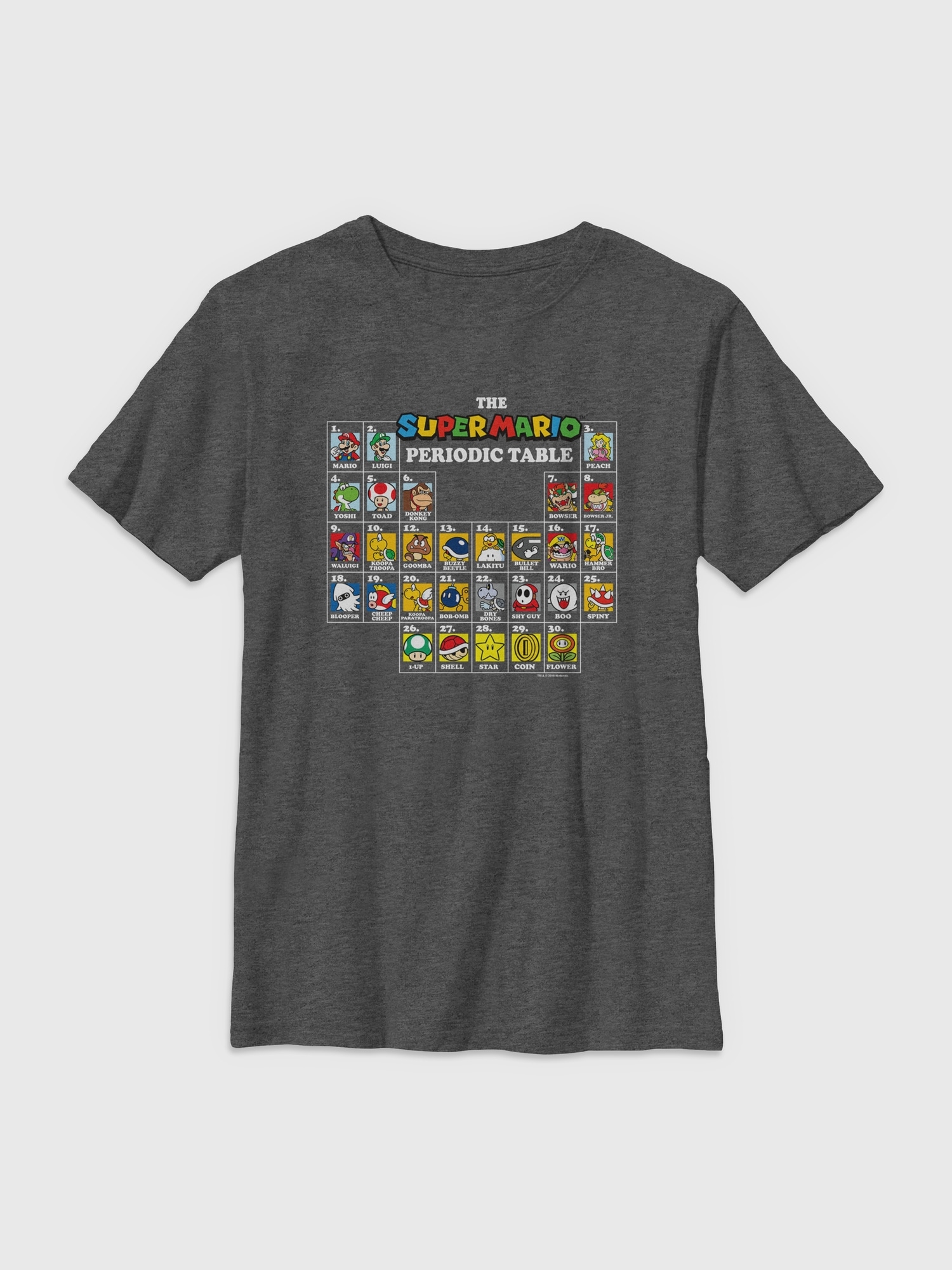 Kids Nintendo Periodic Table Graphic Tee