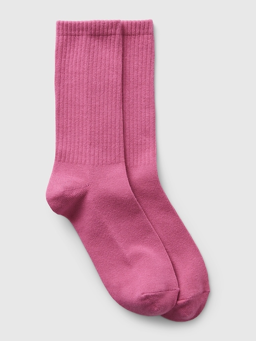 View large product image 1 of 1. Cotton Crew Socks