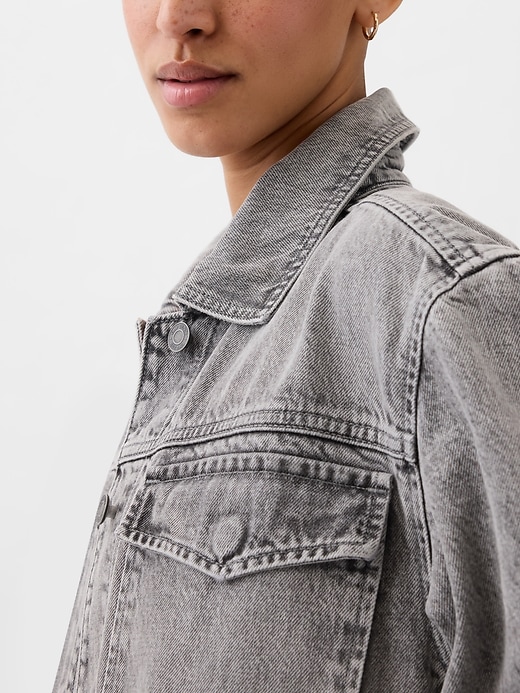 Image number 8 showing, Belted Denim Shirt Jacket