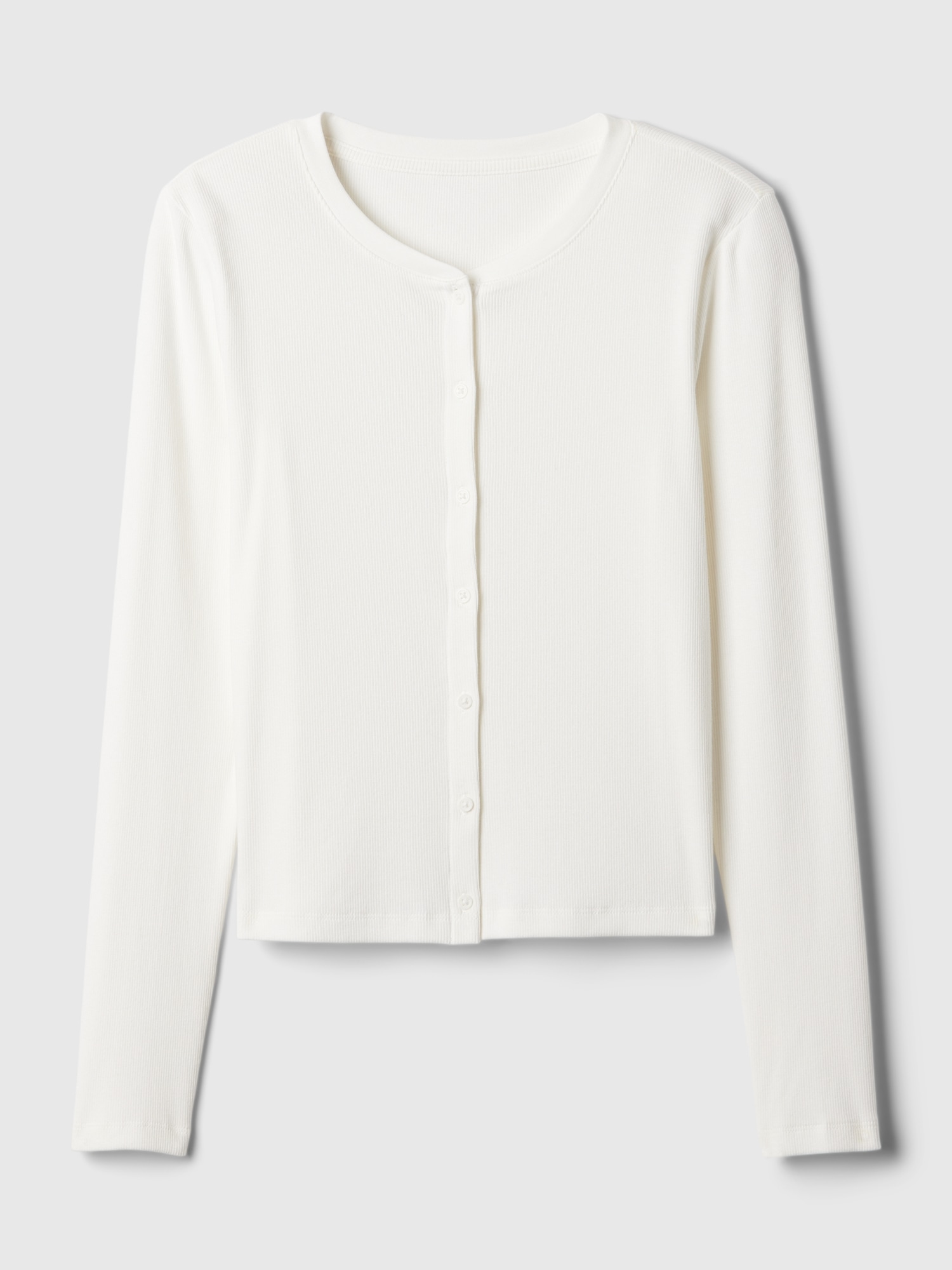 Modern rib cardigan shirt gap