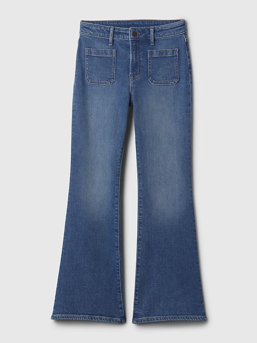 Image number 8 showing, Kids High Rise '70s Flare Jeans