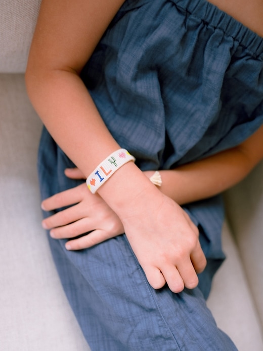 2 of 8 showing, with the color Multi of product HART ILY Kids Beaded Bracelet