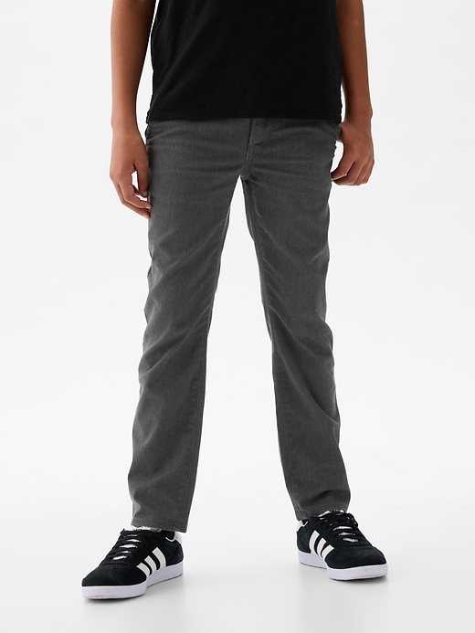 Image number 2 showing, Kids Uniform Straight-Fit Stretch Khakis