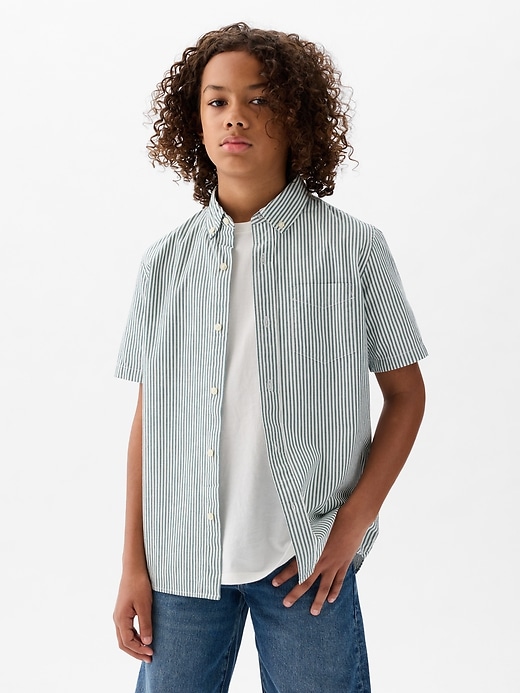 Image number 4 showing, Kids Poplin Shirt