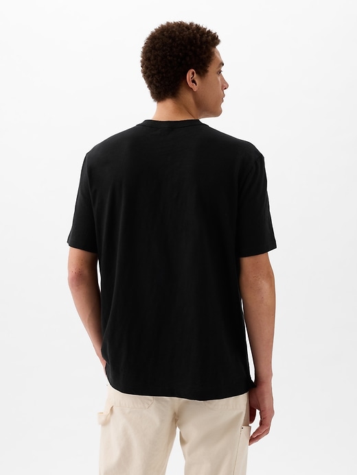 2 of 8 showing, with the color moonless night of product Henley T-Shirt