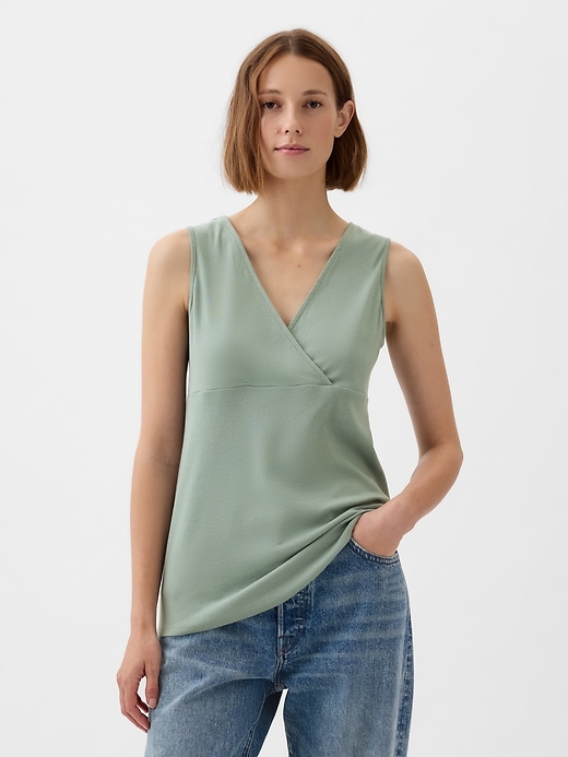 Maternity VNeck Nursing Tank Top Gap