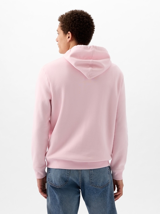 2 of 8 showing, with the color light peony of product Puff Gap Arch Logo Hoodie