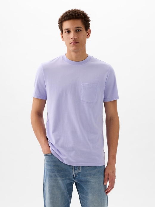 Image number 1 showing, Organic Cotton Pocket T-Shirt