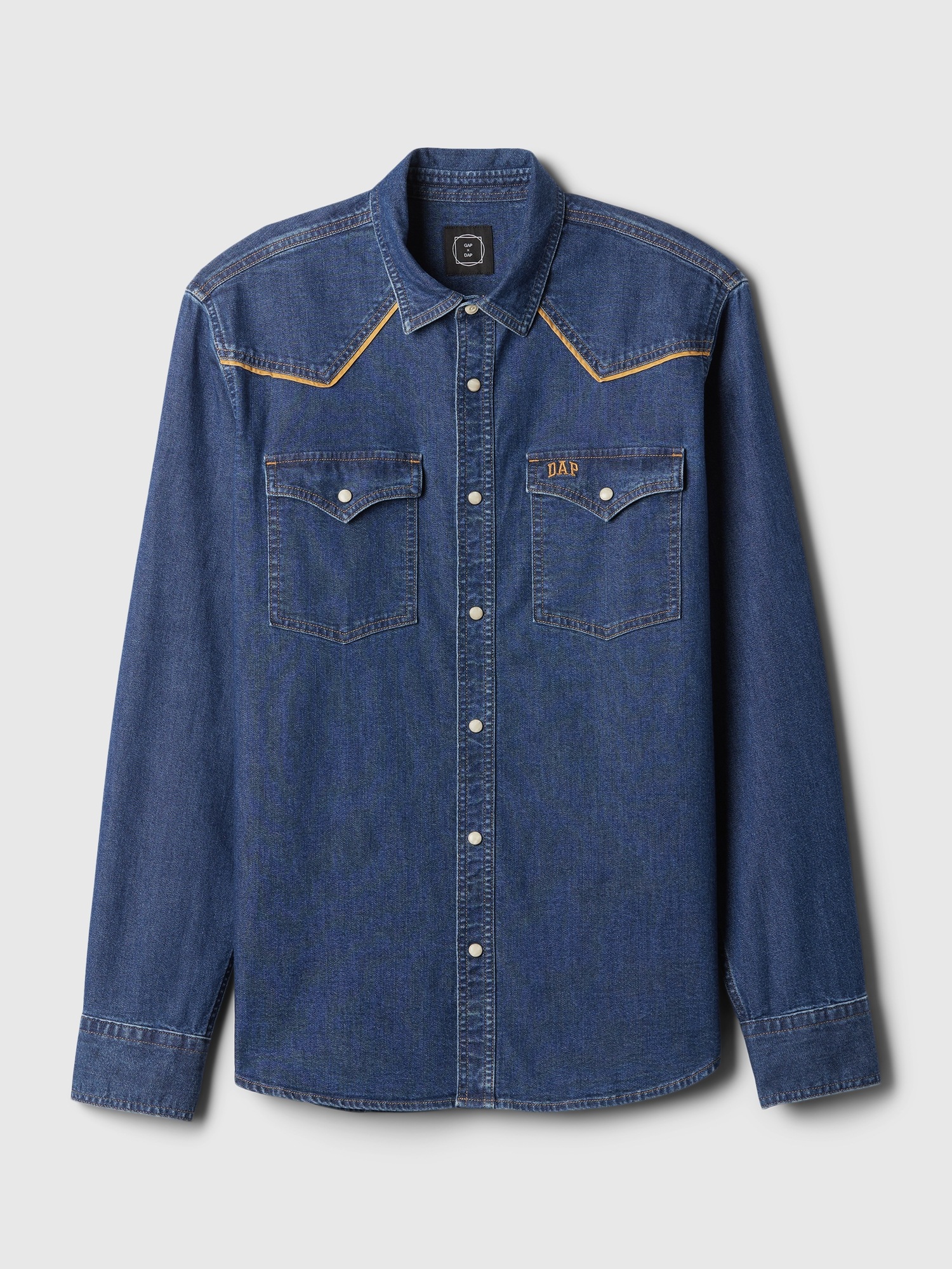 Oversized Denim Western Shirt | Gap