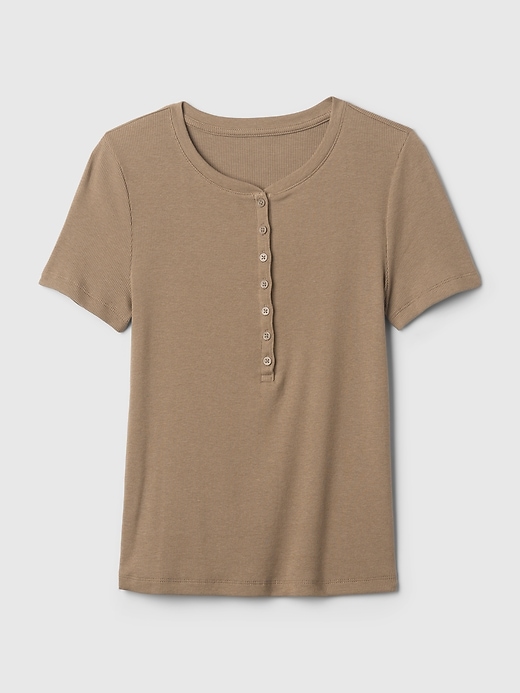 Image number 4 showing, Modern Rib Henley T-Shirt