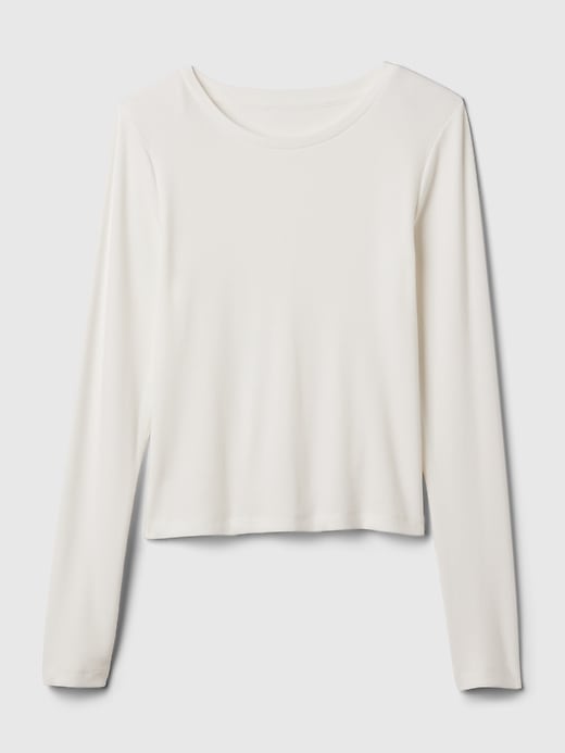 Image number 7 showing, Modern Rib Cropped T-Shirt