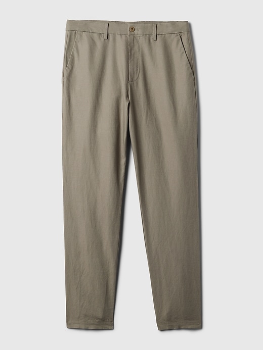 Image number 5 showing, Linen-Cotton Trousers in Slim Fit